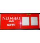NEO GEO SYSTEM Arcade Machine Game Overhead Header PLEXIGLASS for sale #W81 by SNK 