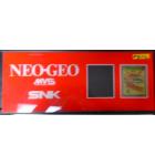 NEO GEO SYSTEM Arcade Machine Game Overhead Marquee Header PLEXIGLASS for sale #B102  