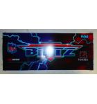 NFL BLITZ Arcade Machine Game FLEXIBLE Overhead Marquee Header #717 for sale  