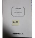 NSM PHONOGRAPHS GEM-SERIES ESVI Technical Manual #675 for sale 