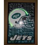 New York Jets Sports Neon Wall Art Print by Neonetics for sale - Made in USA 