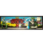 OPERATION WOLF Arcade Machine Game Overhead Header for sale by TAITO 