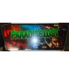 PARADISE LOST Arcade Machine Game Overhead Header PLEXIGLASS for sale #W33 by GLOBAL VR  