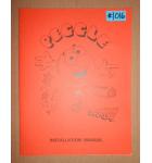 PEGGLE Arcade Machine Game INSTALLATION MANUAL #1016 for sale  