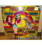 PINBALL POOL Pinball Machine Game Backglass Backbox Artwork - #PP2 by GOTTLIEB  