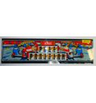 POLE POSITION Arcade Machine Game Overhead Header GLASS for sale #PP82 by ATARI 