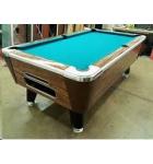 POOL TABLE 7' - COIN OPERATED or HOME USE - COMPLETE with NEW FELT & ACCESSORIES - LOCAL PICK-UP ONLY 