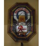 RAINIER Beer Bubbling Mug Glass Motion Light Beer Pub Bar Sign 1983 for sale