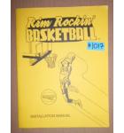 RIM ROCKIN' BASKETBALL Arcade Machine Game INSTALLATION MANUAL #1017 for sale 