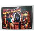 RIPLEY'S BELIEVE IT OR NOT Pinball Machine Game Translite Backbox Artwork Signed by Gary Stern & Pat Lawlor