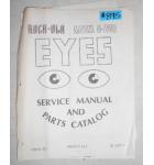 ROCK-OLA EYES MODEL G-206 Jukebox SERVICE MANUAL and PARTS CATALOG #895 for sale 