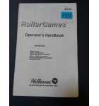 ROLLERGAMES Pinball OPERATOR'S HANDBOOK #1311 for sale