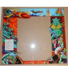SCRAMBLE Arcade Machine Game GLASS Marquee Graphic Artwork #1207 for sale   