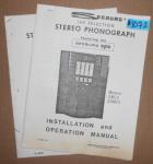 SEEBURG CPA MODELS SMC3 / ESMC3 Jukebox INSTALLATION & OPERATION MANUAL & MICROCOMPUTER MEMORY BANK MANUAL #1072 for sale 