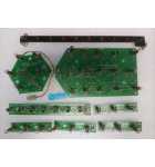 SEGA CUE BALL WIZARD Pinball Machine PCB Printed Circuit Boards LAMP BOARD LOT #5494 for sale  