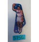 SEGA SPACE JAM Pinball Machine Game SLINGSHOT PLASTIC #5756  
