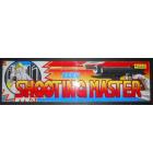 SHOOTING MASTER Arcade Machine Game Overhead Marquee Header #G65 for sale by SEGA 