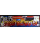 SHOOTING MASTER Arcade Machine Game Overhead Marquee Header for sale by SEGA #H84  