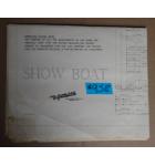 SHOW BOAT Pinball Machine Game SCHEMATIC #958 for sale  