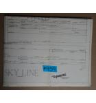 SKYLINE Pinball Machine Game SCHEMATIC #959 for sale  
