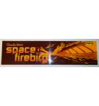 SPACE FIREBIRD Arcade Machine Game Overhead Header PLEXIGLASS for sale #W48 by GREMLIN/SEGA 