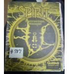 SPIRIT Pinball Machine Game Instruction Manual #787 for sale - GOTTLIEB