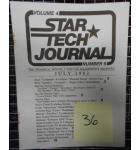 STAR TECH JOURNAL VOLUME 4 NUMBER 5 JULY 1982 Technical Monthly Publication #36 