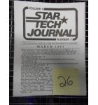 STAR TECH JOURNAL VOLUME 5 NUMBER 1 MARCH 1983 Technical Monthly Publication #26