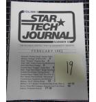 STAR TECH JOURNAL VOLUME 5 NUMBER STAR TECH JOURNAL VOLUME 3 NUMBER 12 FEBRUARY 1982 Technical Monthly Publication #19