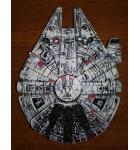 STAR WARS PREMIUM / LE Pinball Machine Game MOLDED MILLENNIUM FALCON STARSHIP PLAYFIELD TOY for sale 