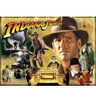 STERN Indiana Jones Pinball Machine Game Translite Backbox Artwork #830-52A4-00