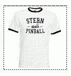 STERN OFFICIAL Pinball PE Tee Shirt Sizes XS thru XXXL #882-2002-00 for sale