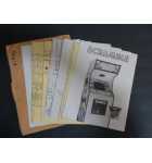 STERN SCRAMBLE Arcade Machine Game Schematics and Misc. Paperwork #1335 for sale