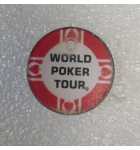STERN WORLD POKER TOUR Original Pinball Machine Promotional Key Fob Keychain Plastic