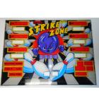STRIKE ZONE Shuffle Bowler Arcade Machine Game Backglass Backbox Artwork PLEXIGLASS #W19 for sale 