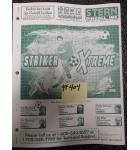 STRIKER XTREME Pinball Machine Game Owner's Manual #404 for sale 