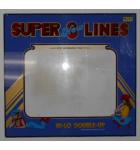 SUPER 8 LINES HI-LO DOUBLE-UP Arcade Machine Game Monitor Bezel Artwork Graphic PLEXIGLASS #G87 for sale 