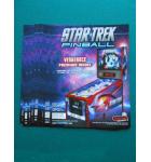 STAR TREK Pinball Machine Game Original Sales Promotional Flyer