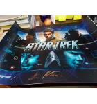 STAR TREK Starfleet Pro Pinball Machine Game Translite Backbox Artwork