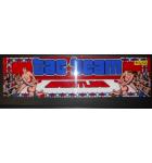 TAG-TEAM WRESTLING Arcade Machine Game Overhead Header Marquee #G52 for sale by TECHNOS  