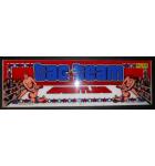 TAG-TEAM WRESTLING Arcade Machine Game Overhead Header Marquee #G59 for sale by DATA EAST  