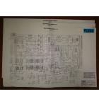 TAITO Arcade Machine Game VIDEO PROCESSOR & DATA / SOUND SCHEMATICS #1288 for sale