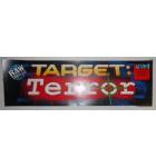 TARGET: TERROR Arcade Machine Game FLEXIBLE Overhead Marquee Header #462 for sale  