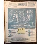 TERMINATOR 3 Pinball Machine Game Owner's Manual #414 for sale 