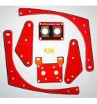 WILLIAMS THE GETAWAY: HIGH SPEED II Pinball Machine Incomplete Plastic Set #240 