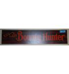 THE LAST BOUNTY HUNTER Arcade Machine Game FLEXIBLE Overhead Marquee Header #386 for sale 