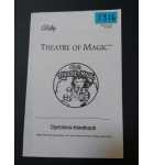 Image icon THEATRE OF MAGIC Pinball OPERATORS HANDBOOK #1316 for sale