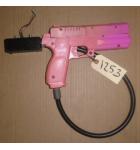 TIME CRISIS 1, II, 3 / POINT BLANK 1 & 2 Arcade Machine Game PINK GUN with HAPP CONTROL CABLE #1253 for sale  