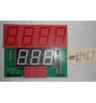 SEGA TITANIC Redemption Arcade Game DISPLAY Board #1467 