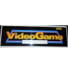 VIDEO GAME Arcade Machine Game Plexiglass Overhead Header Marquee #X12  